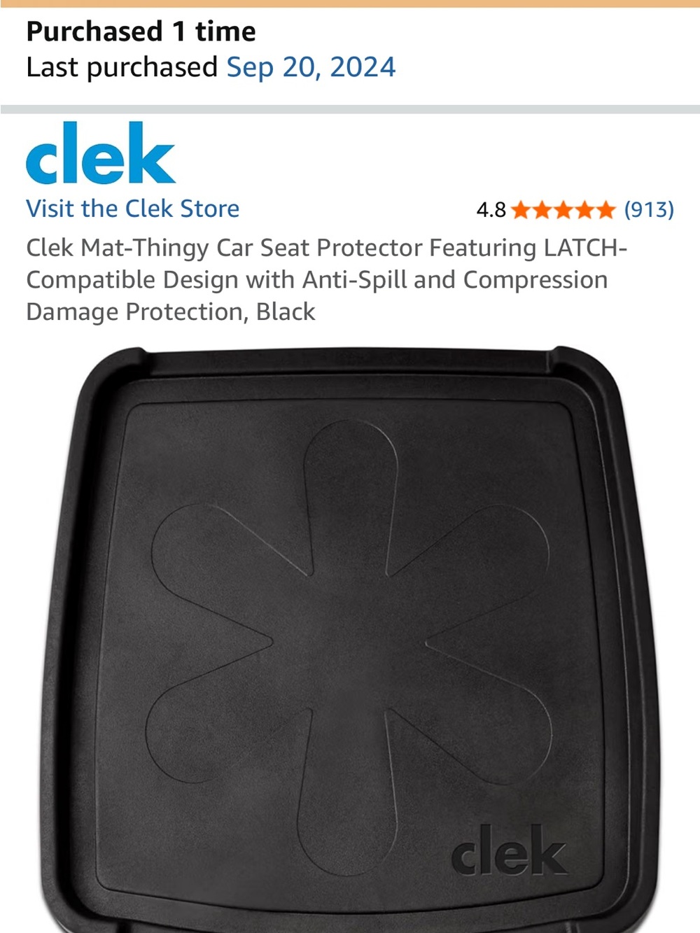 Clek Mat Thingy - Picture 4 of 4